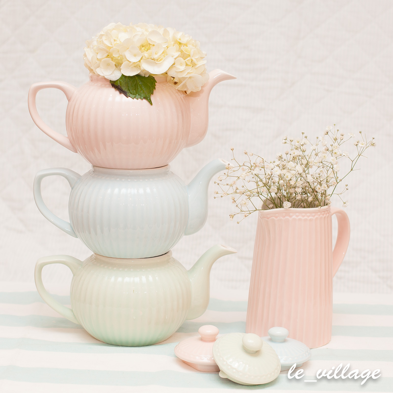 STWTEPAALI3904 Чайник заварной Фарфоровый Greengate Дания  - Вид №1