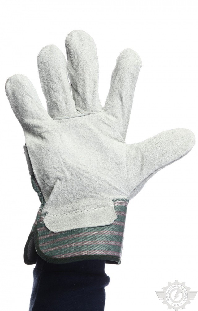 59402 Перчатки со спилком утепленные  Средства защиты рук  размер Спецодежда  - Вид №1
