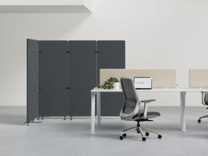 Звукопоглощающая ткань отдельно стоящая офисная перегородка