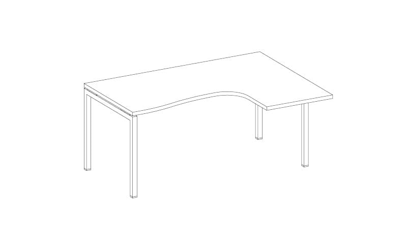 Модульный рабочий стол Quadrifoglio Group дизайн-офис ARCH-00061773 - Вид №5
