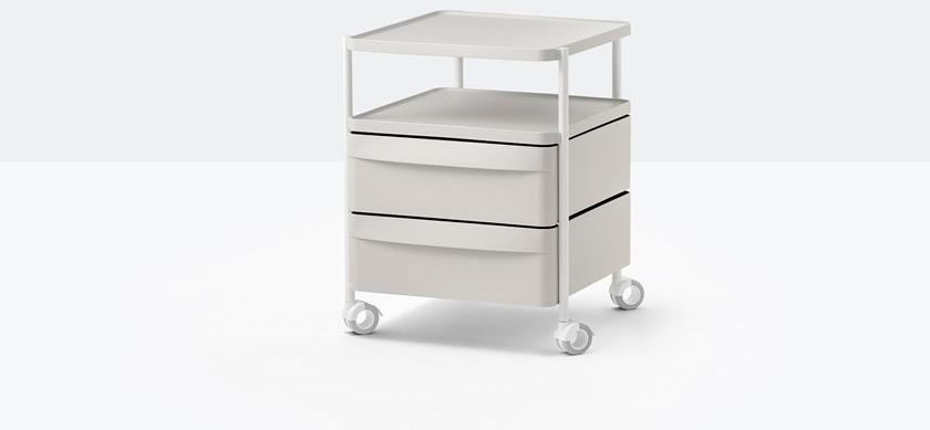 Pedrali Офисный ящик из полипропилена на колесиках Boxie Bxm_2c - Вид №1