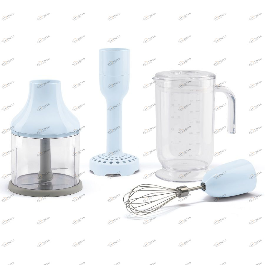 Набор аксессуаров для погружного блендера HBF01, светло-голубой Smeg HBAC01PB