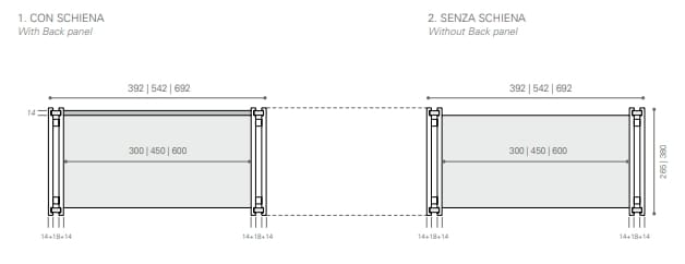 Самонесущий деревянный книжный шкаф Kico Living Systems ARCH-00110042 - Вид №3
