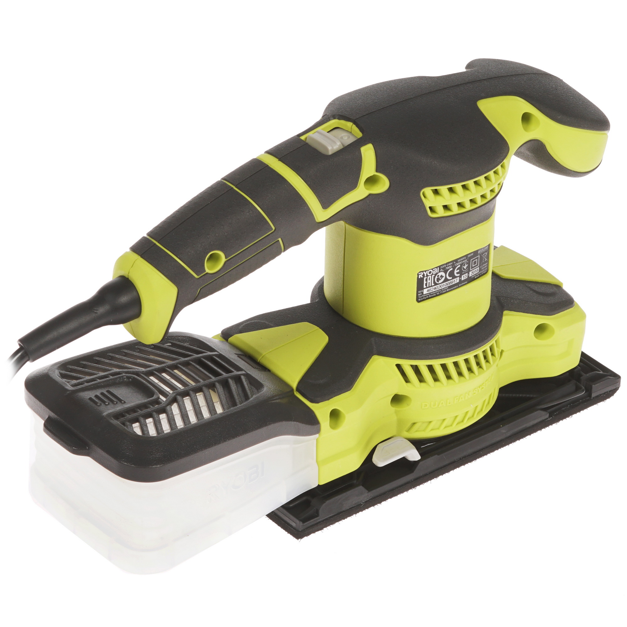 Виброшлифовальная машина Ryobi RSS280-SA30 8146233 STDN-0076203 - Вид №1