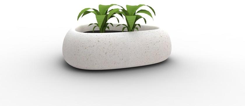 Manufatti Viscio Низкий горшок для общественных мест из реконструированного камня sun-id-1396845 - Вид №10