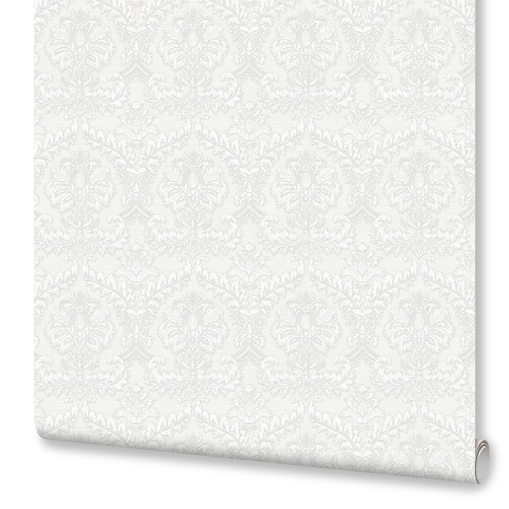 Обои флизелиновые Euro Decor Noble белые 1.06 м 7033-00 82377763 STLM-2151616