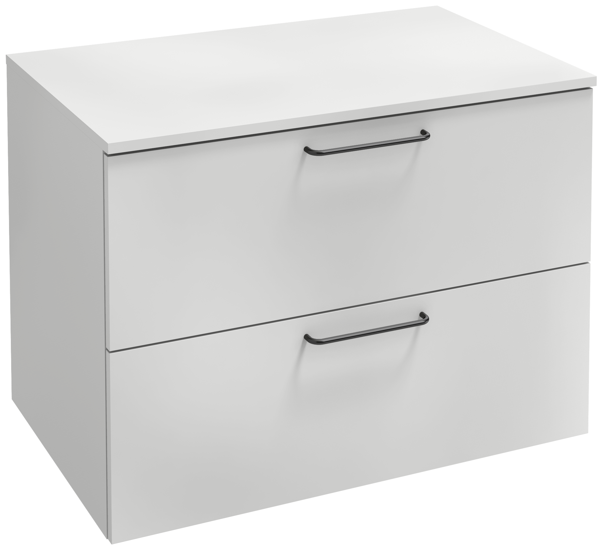 EB2548-R9-NR4 Тумба с ящиками 80 см, 2 ящика, черная ручка JACOB DELAFON ODÉON RIVE GAUCHE ODEON RIVE GAUCHE