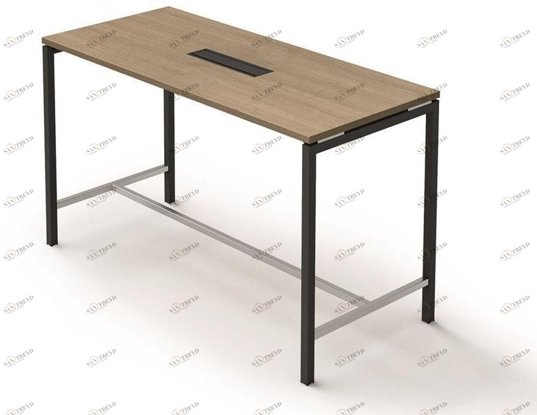 Quadrifoglio Прямоугольный стол для совещаний с системой управления кабелями Creo sun-id-1349126