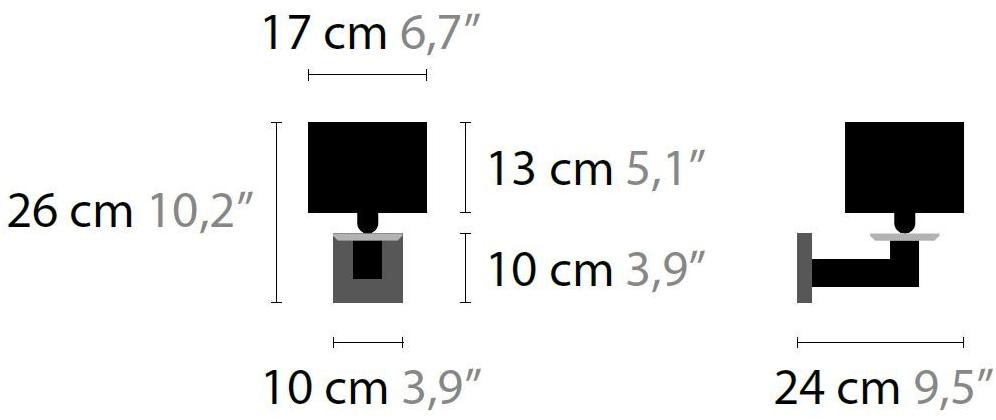 ILFARI Бра из металла с фиксированным кронштейном и кристаллами swarovski® Swinging ballet 12950 - Вид №2