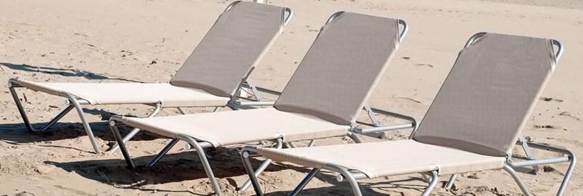 iSimar Откидной алюминиевый садовый шезлонг Barceloneta 3024 - Вид №1