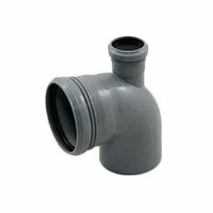 Отвод с патрубком фронт 87 SINIKON ПП D110х50 мм Стандарт