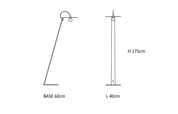 Стальной торшер Officine Tamborrino Ot ARCH-00082131 - Вид №3