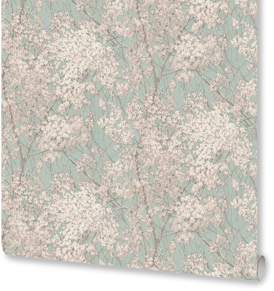 Флизелиновые обои DIAMOND Yuka с цветочным орнаментом для элегантного интерьера 89364649