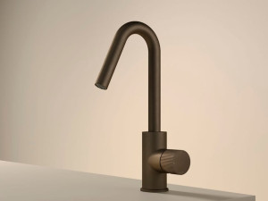 Смеситель для раковины из латуни с регулируемым горлышком