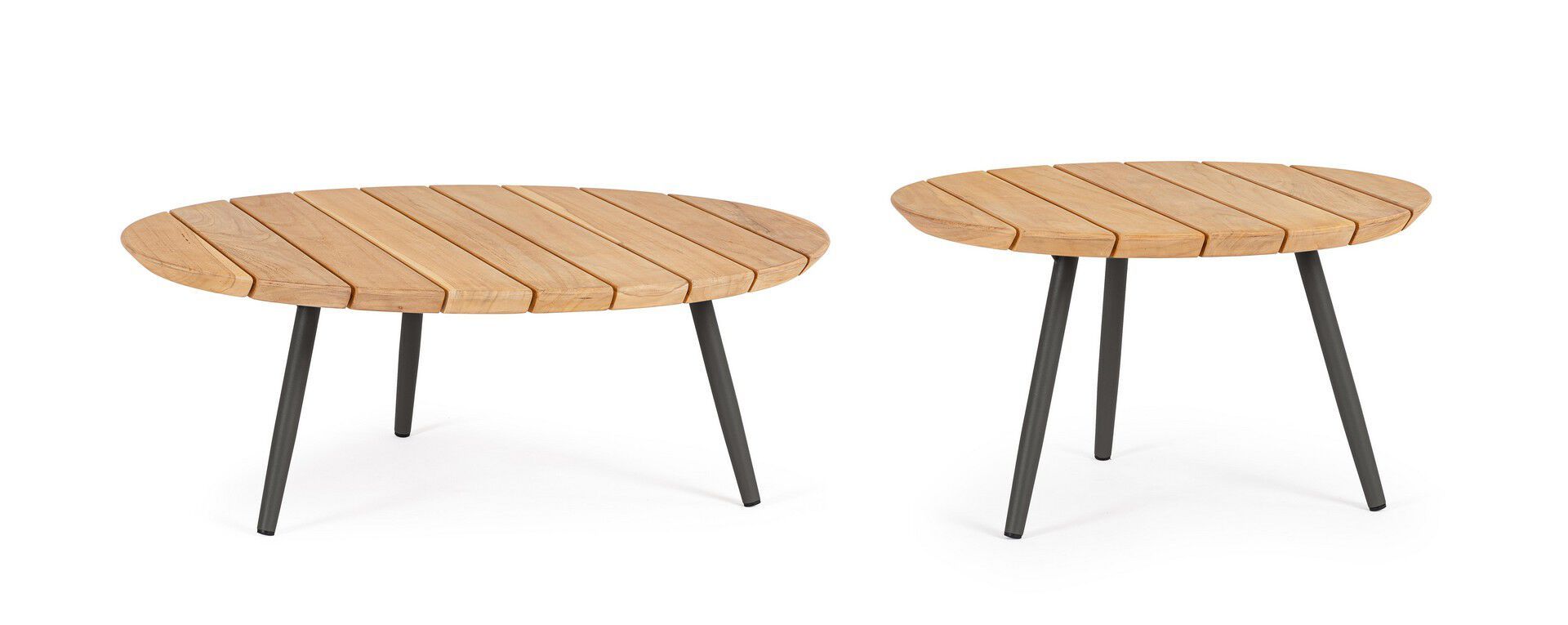 Круглый стол из тикового дерева BIZZOTTO Ivissa ARCH-00022431 - Вид №8