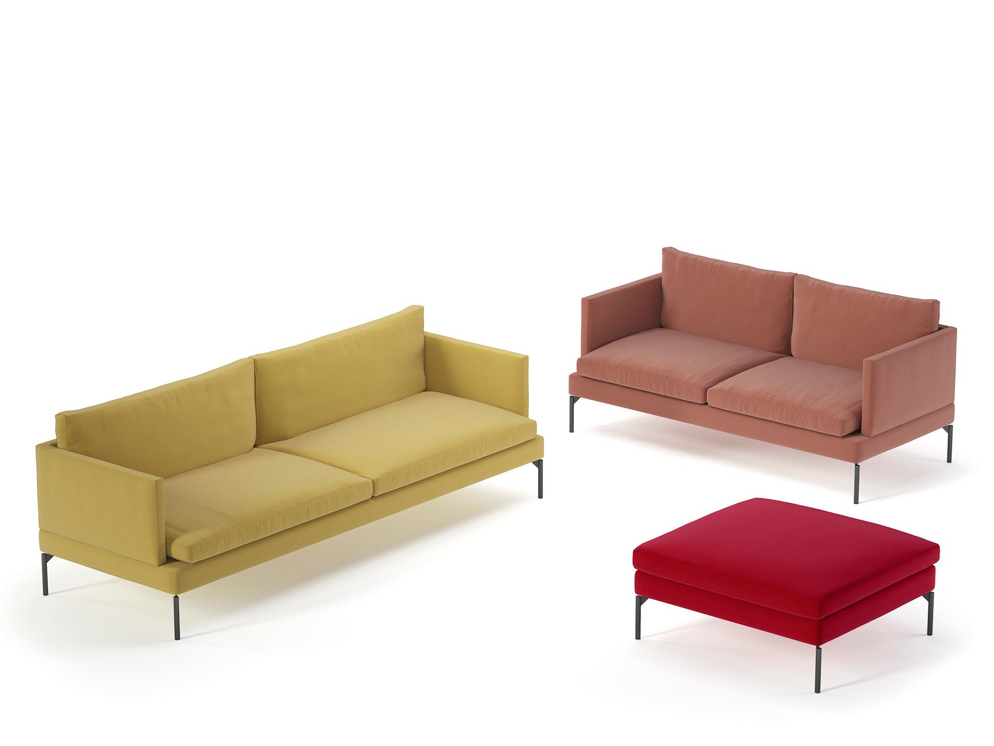 3-местный тканевый диван SITLOSOPHY® Saudade ARCH-00114016 - Вид №1