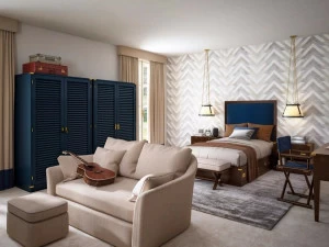 Caroti Модульная деревянная спальня для мальчиков Via montenapoleone