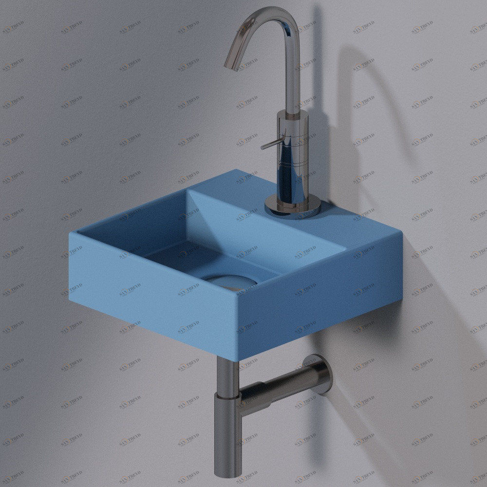 L318T0R1V1.141 Подвесная раковина настенная прямоугольная A. e T. Italia ACQUAFREDDA AeT ITALIA