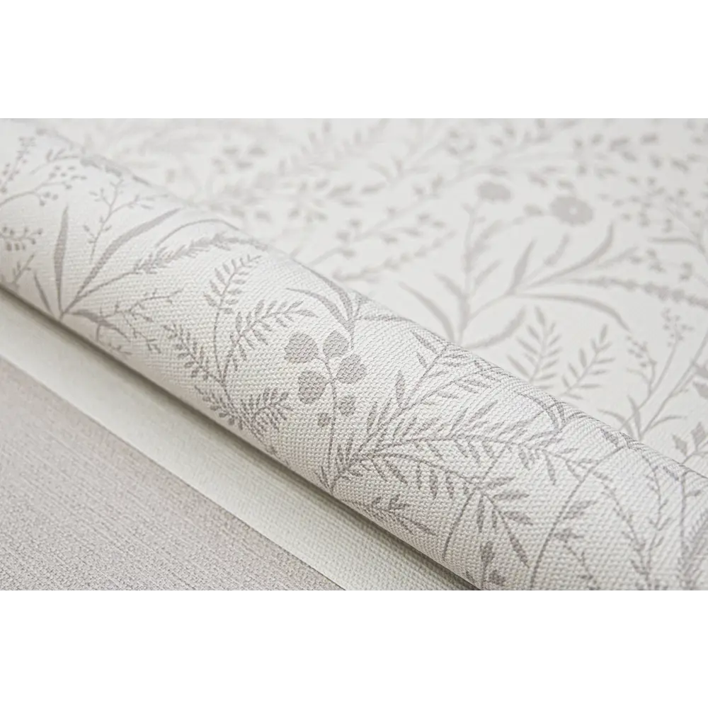 WALLSECRET Scandy - Флизелиновые обои бежевые с растительным орнаментом 89395597 STLM-1461181 - Вид №3