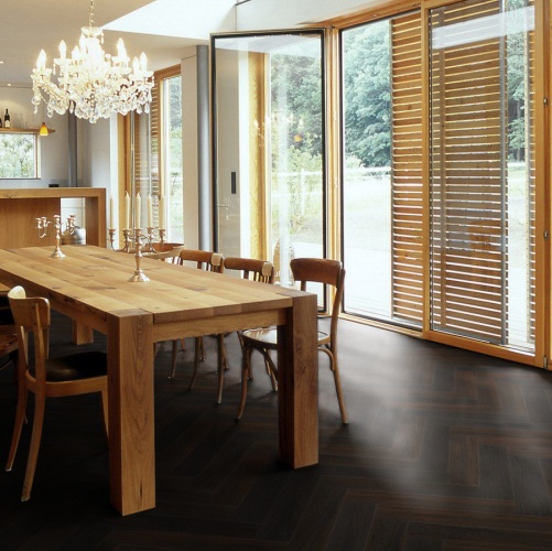 Паркет Ёлка Solidfloor New classic Лувр 1126206 Дуб Натур (Рельефная) 610х122 мм 1500200201 - Вид №22