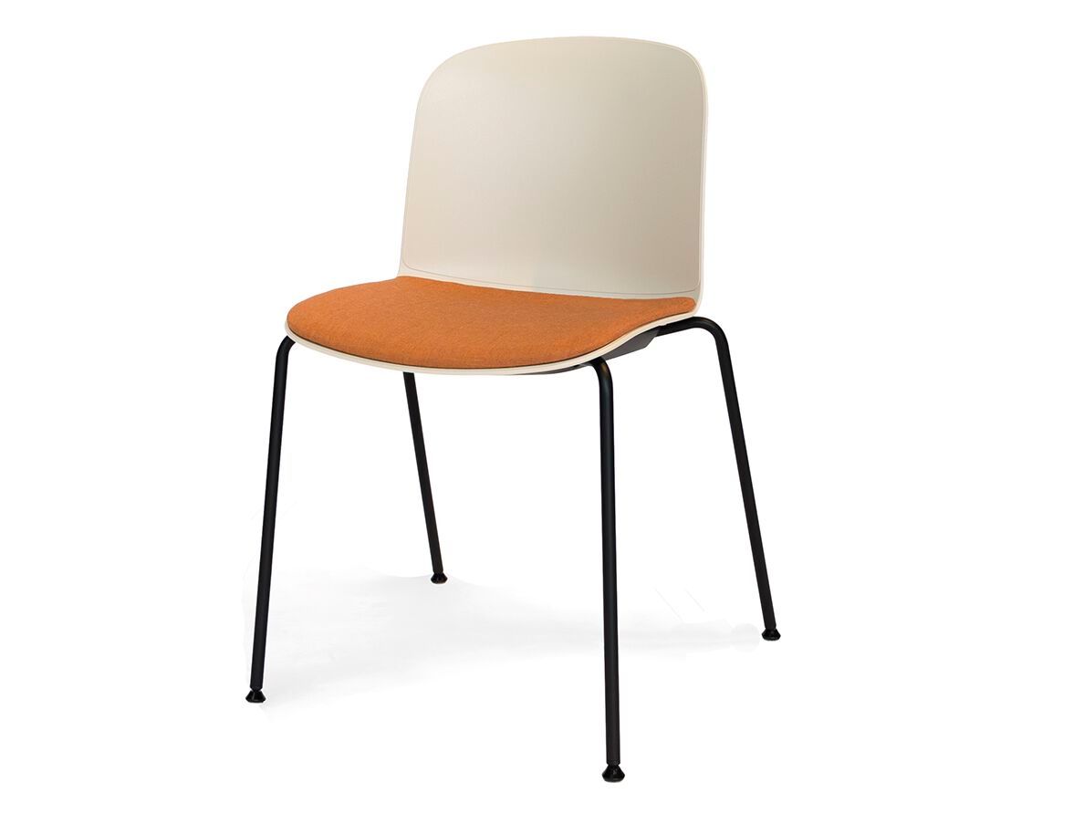 Штабелируемый стул из полипропилена с мягким сиденьем Infiniti Relief ARCH-00012357