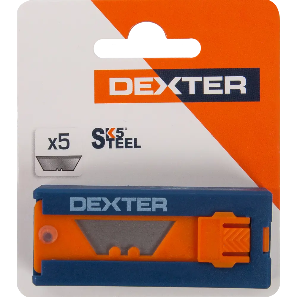 Лезвия для ножа трапециевидные Dexter 19 мм, 5 шт. 12217901 STLM-2018381  - Вид №1