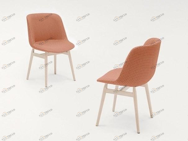 Paola Lenti Стул из мягкой ткани Adele B122a