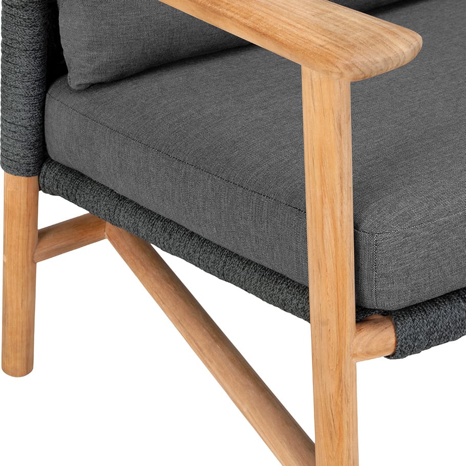 Кресло из морской веревки с высокой спинкой JANUS et Cie Anatra ARCH-00129299 - Вид №6