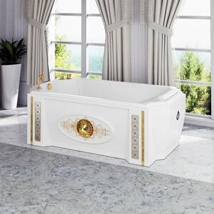 Ванна "ЭСТЕЛОНА-GOLD" (рама-подставка, комплект панелей, подголовник, слив-перелив полуавтомат, 14 форсунок "Релакс", 4 минифорсунки "Релакс", контроллер 200)