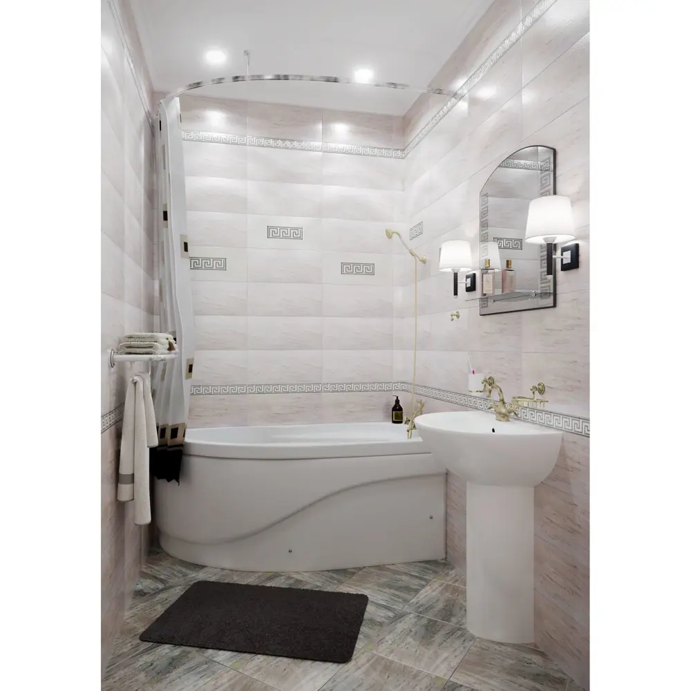 Керамогранит PiezaRosa «Шампань» 33х33 см 1.307 м2 цвет коричневый 15036583 STLM-2145112  - Вид №4