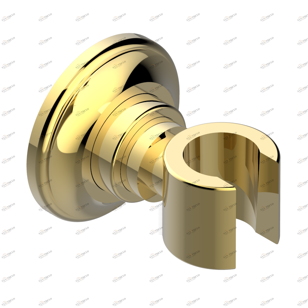 G25-53F Кронштейн стационарный встраиваемый в стену Thg-paris 1900 Покрытие PVD золотистый цвет G25 53F CAT.F