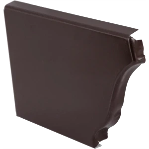 Заглушка желоба левая 120x86 мм цвет коричневый 81933288 STLM-2200303