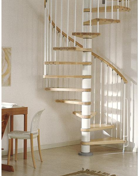 Fontanot Винтовая лестница из стали и дерева в комплекте Arkè sun-id-1380478 - Вид №4