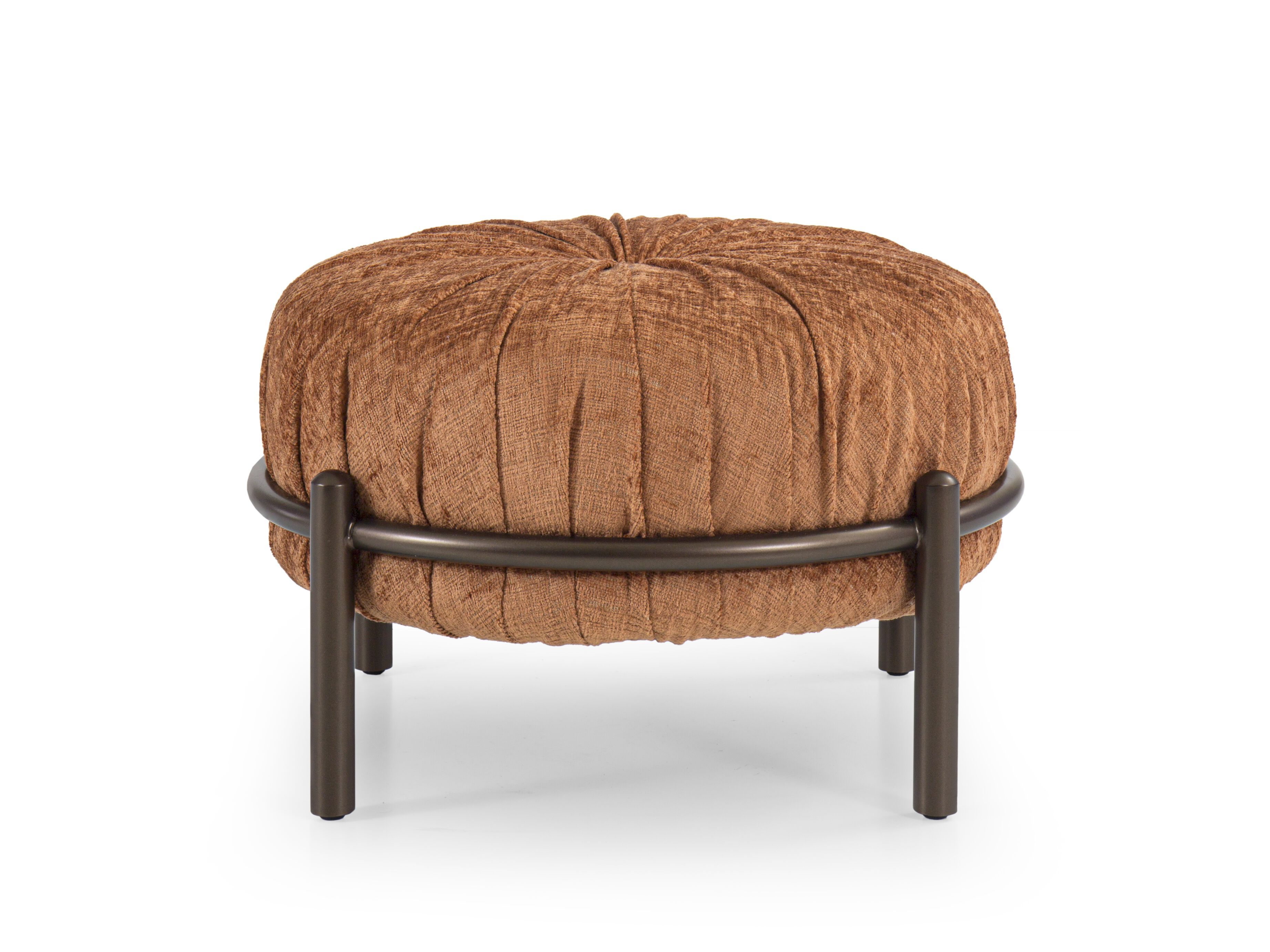 Круглый пуф из ткани Borzalino Bonbon ARCH-00120897