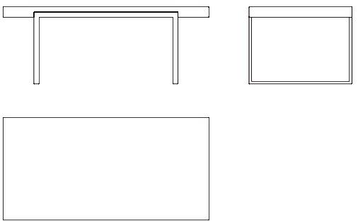 Milla & Milli Прямоугольный стол из массива дерева Offset sun-id-1349738 - Вид №8