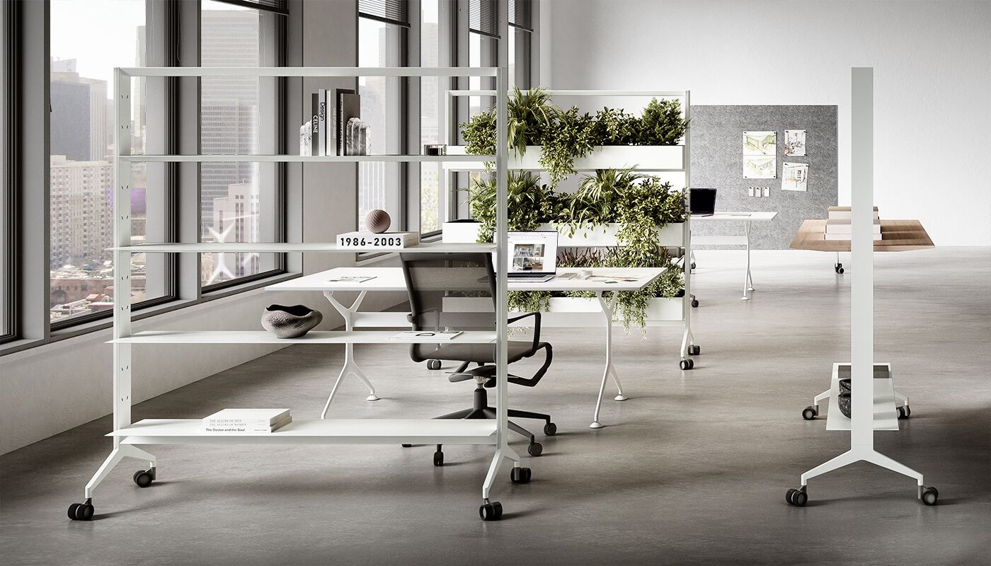 Алюминиевая офисная вешалка для одежды с колесами Alias Aline Work ARCH-00129005 - Вид №3