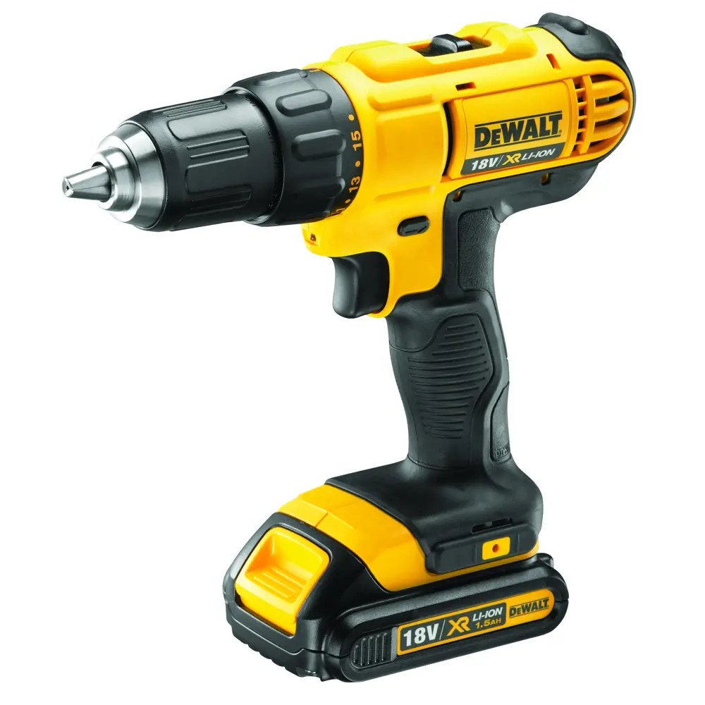Дрель-шуруповерт аккумуляторная Dewalt DCD771S2P 18 В Li-Ion, 2х1.5 Ач 82009886 STLM-2010313 