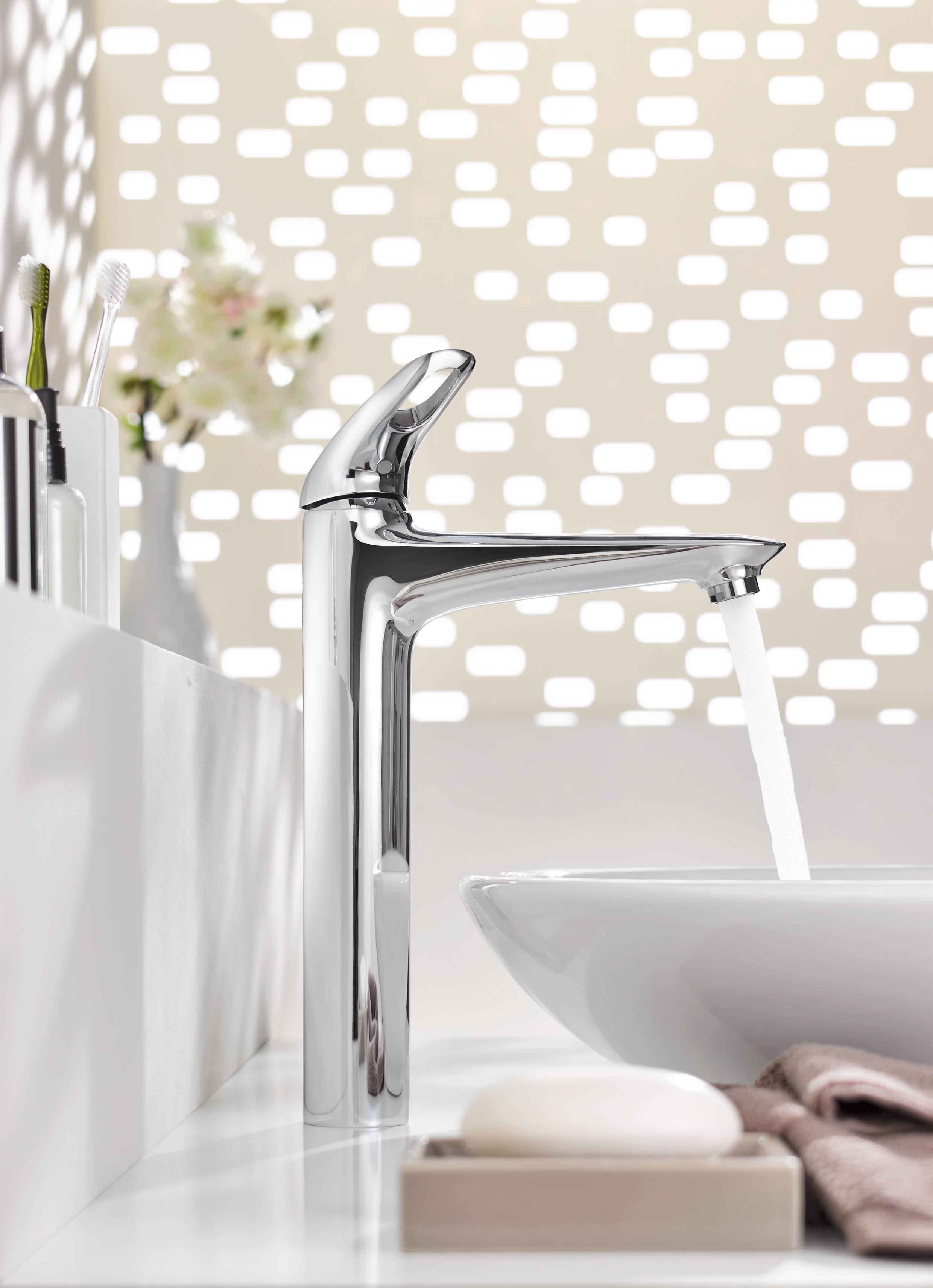 Смеситель для раковины GROHE Eurostyle new, свободностоящий, хром (23570003) - Вид №1