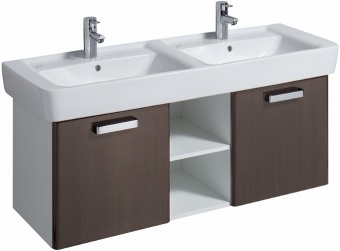 122130000 Подвесная раковина настенная прямоугольная Keramag  белая  - Вид №5