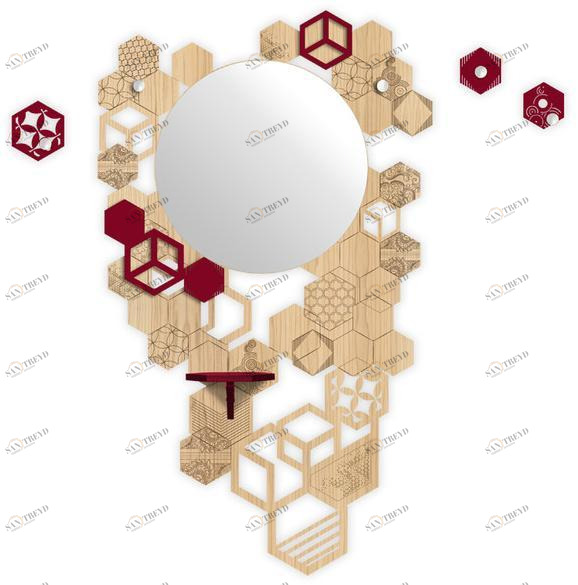 LAS Настенная мебель для прихожей из мдф sun-id-1362378