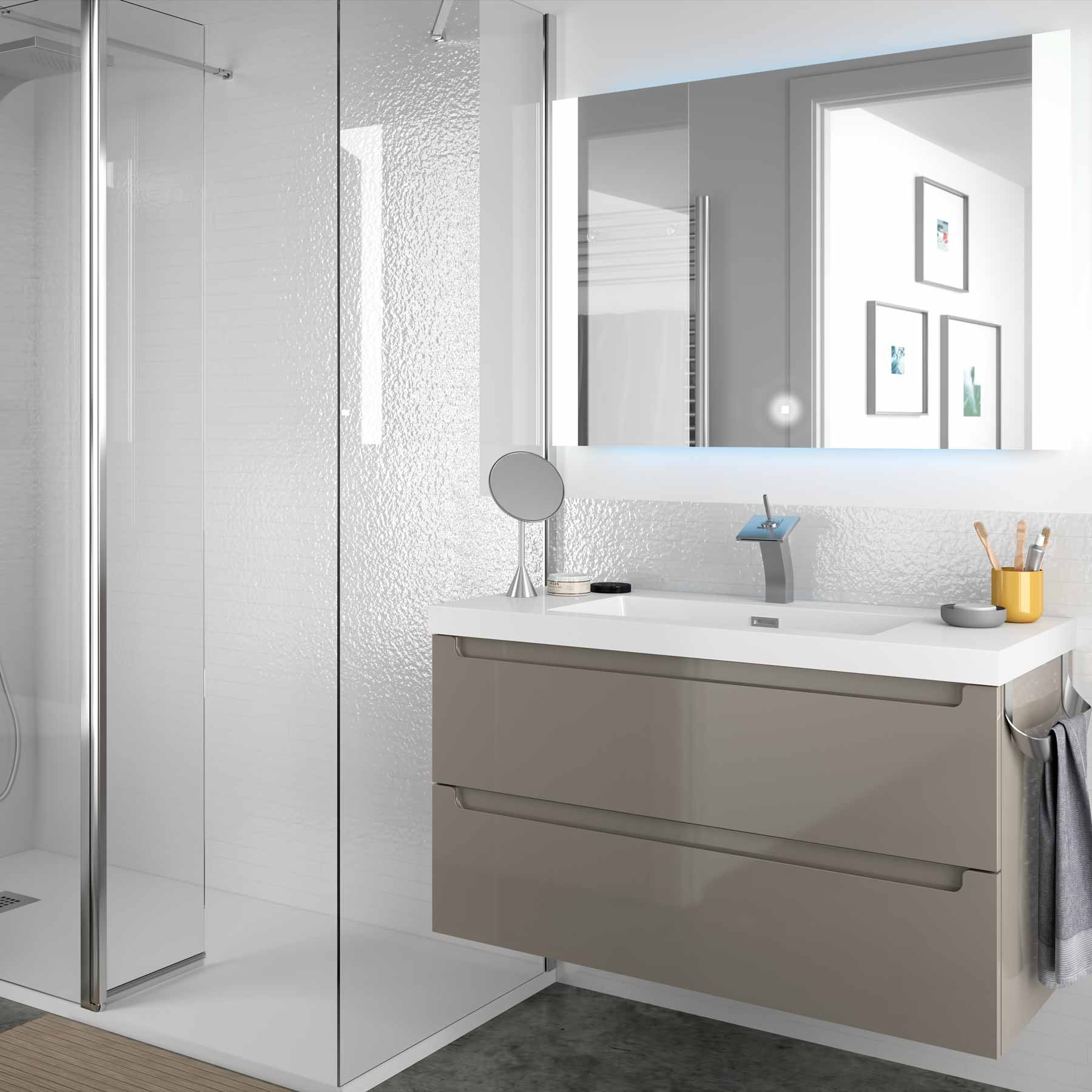 20752 SALGAR Раковина TOSCANA 1005 WHITE MINERAL LOAD 1005 x 50 x 460 мм - Вид №2