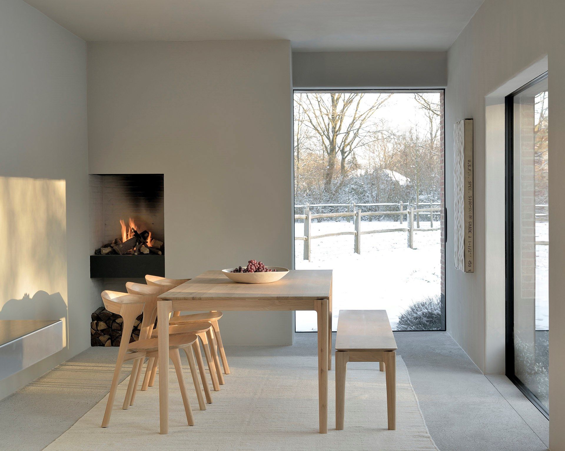 Дубовая скамья Ethnicraft Bok ARCH-00056141 - Вид №5