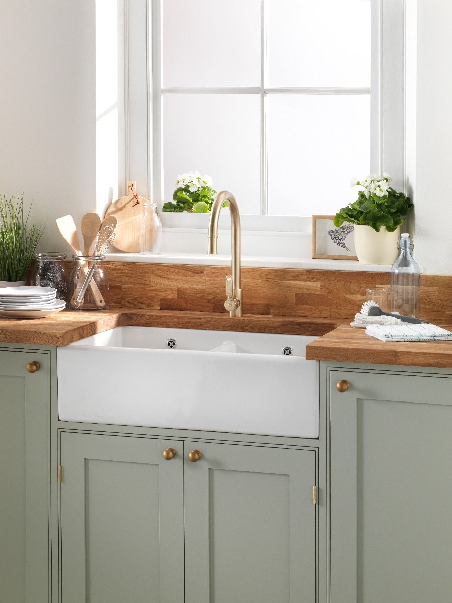 4544HS Однорычажный смеситель Armstrong с функцией ополаскивания при ополаскивании и гладкой ручкой Traditional Perrinandrowe - Вид №1