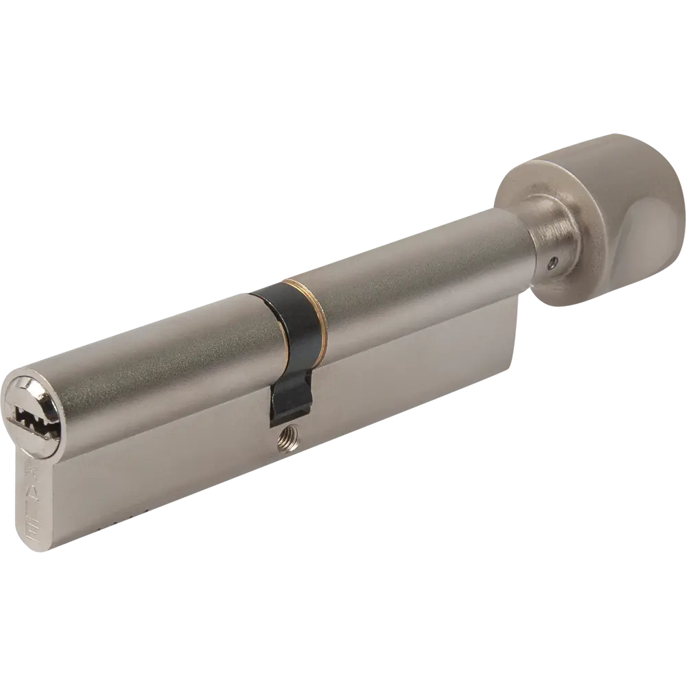 Цилиндр Kale Kilit 164 OBS 55x45 мм ключ/вертушка цвет никель 84240426 STLM-2081475