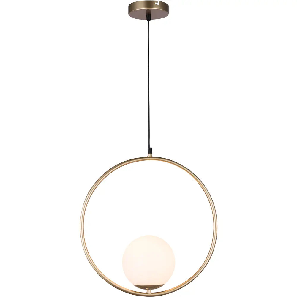 Светильник подвесной Francene TL1227H-01GD, 1 лампа, 8 м², цвет золотой/белый 82810863 STLM-2010266 Toplight 