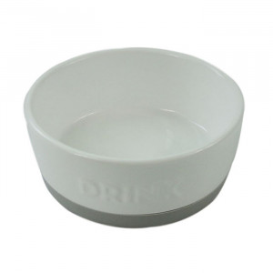 ПР0044078 Миска для животных Drink белая керамическая 14х5,5 см 360мл Foxie