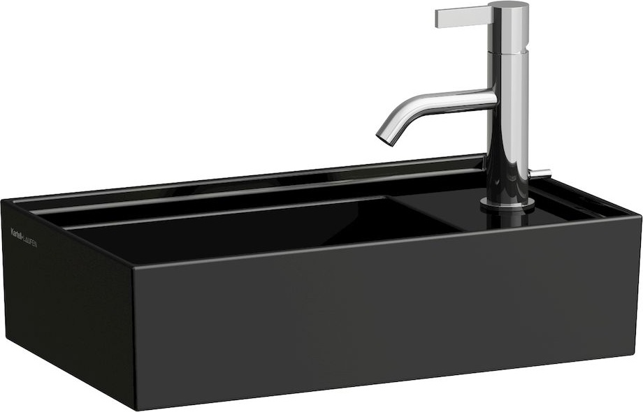 H8153347581111 Мини-раковина, ассиметричная, со специальным скрытым сливом LAUFEN PRO - Вид №10