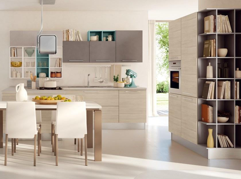 Cucine Lube Лаковая встроенная кухня Swing sun-id-1402069 - Вид №5