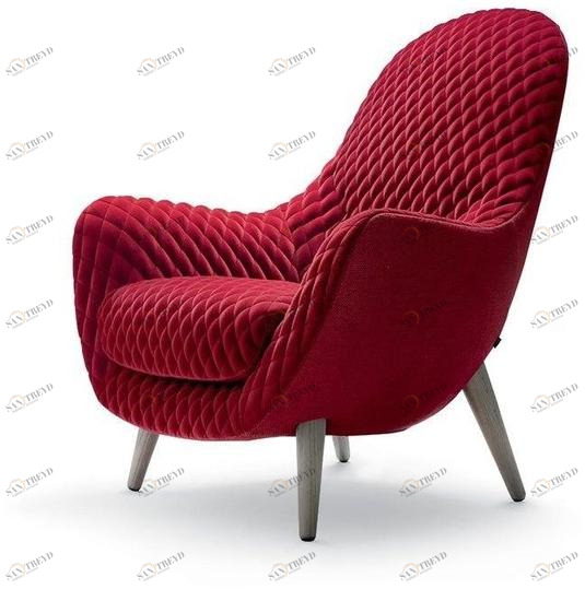 Poliform Кресло с обивкой из ткани с подлокотниками Mad sun-id-1462209