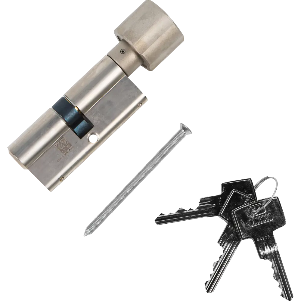 Цилиндр Abus Standard, 35х35 мм, ключ/вертушка, цвет никель 82276501 STLM-2021517 Standard S5+ - Вид №1